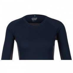 Stoic - Women's MerinoMesh150 BensjonSt. II L/S - Sous-vêtement mérinos -Sous-vêtements mérinos Soldes stoic womens merinomesh150 bensjonst ii l s sous vetement merinos detail 5