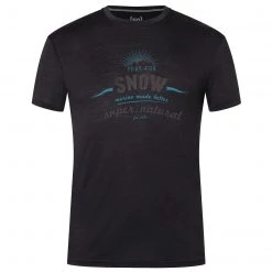 Super.natural - Pray for Snow Tee - T-shirt en laine mérinos -Sous-vêtements mérinos Soldes supernatural pray for snow tee t shirt en laine merinos 1
