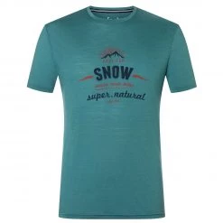 Super.natural - Pray for Snow Tee - T-shirt en laine mérinos -Sous-vêtements mérinos Soldes supernatural pray for snow tee t shirt en laine merinos 3