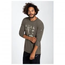 Super.natural - Skiing Bear L/S - Haut à manches longues -Sous-vêtements mérinos Soldes supernatural skiing bear l s haut a manches longues detail 3