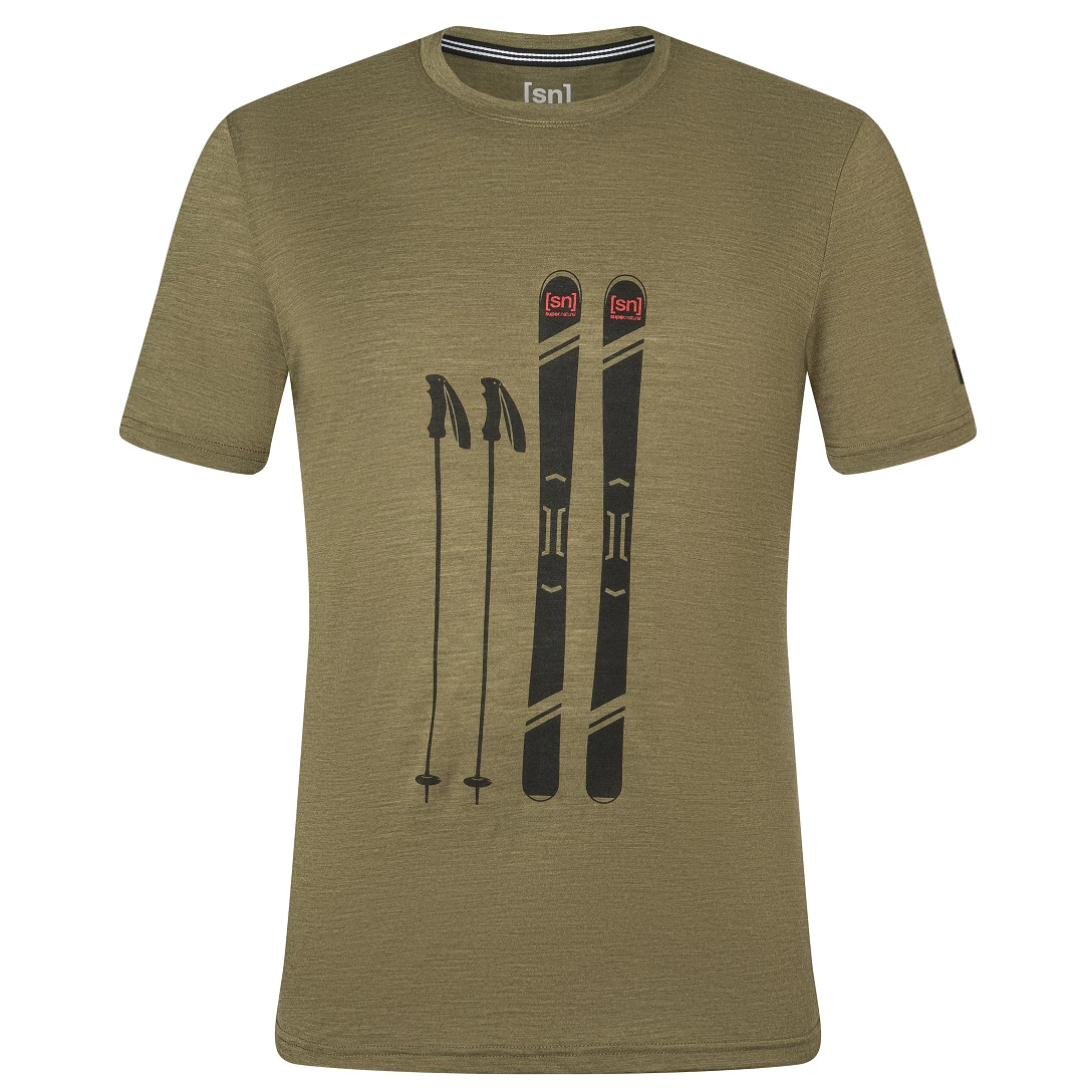 Super.natural - Skiing Gear Tee - T-shirt en laine mérinos 5 Super.natural - Skiing Gear Tee - T-shirt en laine mérinos – Image 3