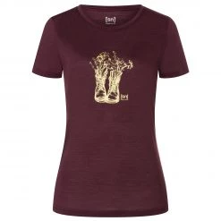 Super.natural - Women's Blossom Boots Tee - T-shirt en laine mérinos -Sous-vêtements mérinos Soldes supernatural womens blossom boots tee t shirt en laine merinos 1