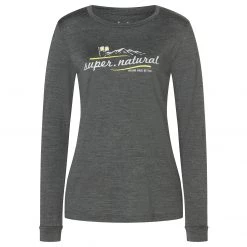 Super.natural - Women's Mountain I.D. L/S - Haut à manches longues -Sous-vêtements mérinos Soldes supernatural womens mountain id l s haut a manches longues 1