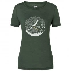Super.natural - Women's Mountain Mandala Tee - T-shirt en laine mérinos -Sous-vêtements mérinos Soldes supernatural womens mountain mandala tee t shirt en laine merinos 3