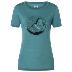 Super.natural - Women's Mountain Mandala Tee - T-shirt en laine mérinos -Sous-vêtements mérinos Soldes supernatural womens mountain mandala tee t shirt en laine merinos 4
