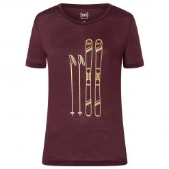 Super.natural - Women's Skiing Tee - T-shirt en laine mérinos -Sous-vêtements mérinos Soldes supernatural womens skiing tee t shirt en laine merinos 2