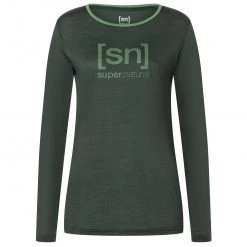 Super.natural - Women's The Essential Logo L/S - Haut à manches longues 10 Super.natural - Women's The Essential Logo L/S - Haut à manches longues -Sous-vêtements mérinos Soldes supernatural womens the essential logo l s haut a manches longues 1
