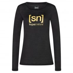 Super.natural - Women's The Essential Logo L/S - Haut à manches longues 11 Super.natural - Women's The Essential Logo L/S - Haut à manches longues -Sous-vêtements mérinos Soldes supernatural womens the essential logo l s haut a manches longues 2