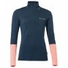 Vaude - Women's Monviso Wool Halfzip Shirt - Pull en laine mérinos 1 Vaude - Women's Monviso Wool Halfzip Shirt - Pull en laine mérinos -Sous-vêtements mérinos Soldes vaude womens monviso wool halfzip shirt pull en laine merinos
